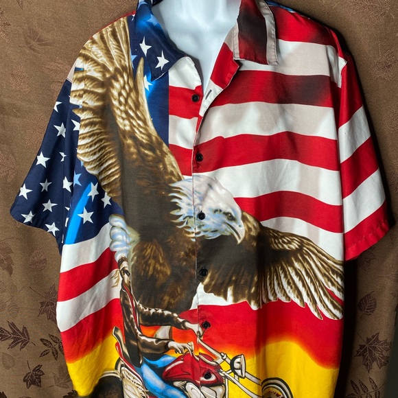 Club Shirt
Steve and Barry
Men’s graphic buttondown shirt big man size XXXL - Picture 10 of 10